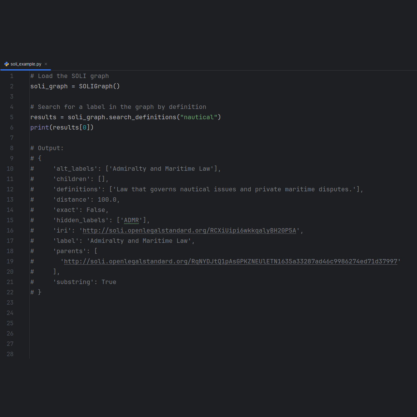 SOLI Implementation Steps